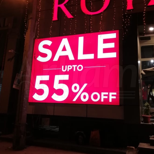 Backlit Fabric Signage Indoor